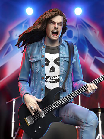 Cliff Burton ULTIMATES! Action Figure Gallery Image 2