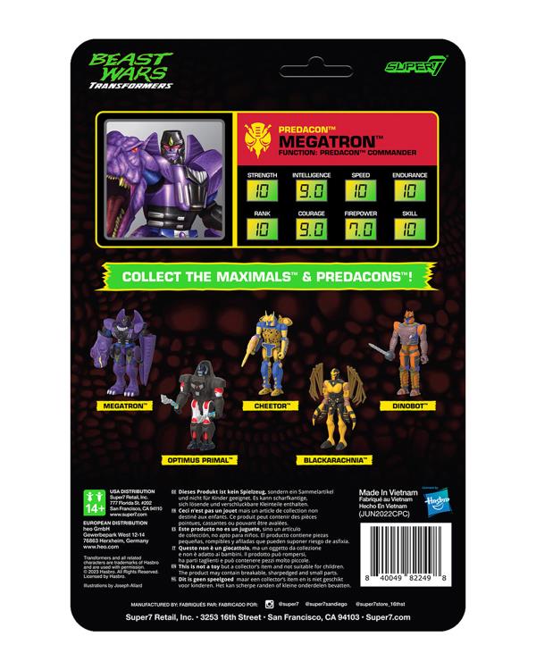 Transformers: Beast Wars ReAction Megatron Figure Gallery Image 5