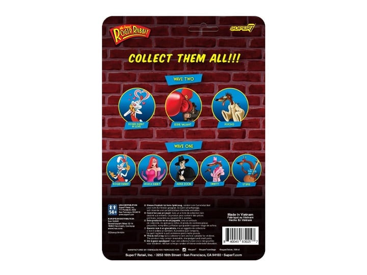 Who Framed Roger Rabbit ReAction Eddie Valiant Figure Gallery Image 5