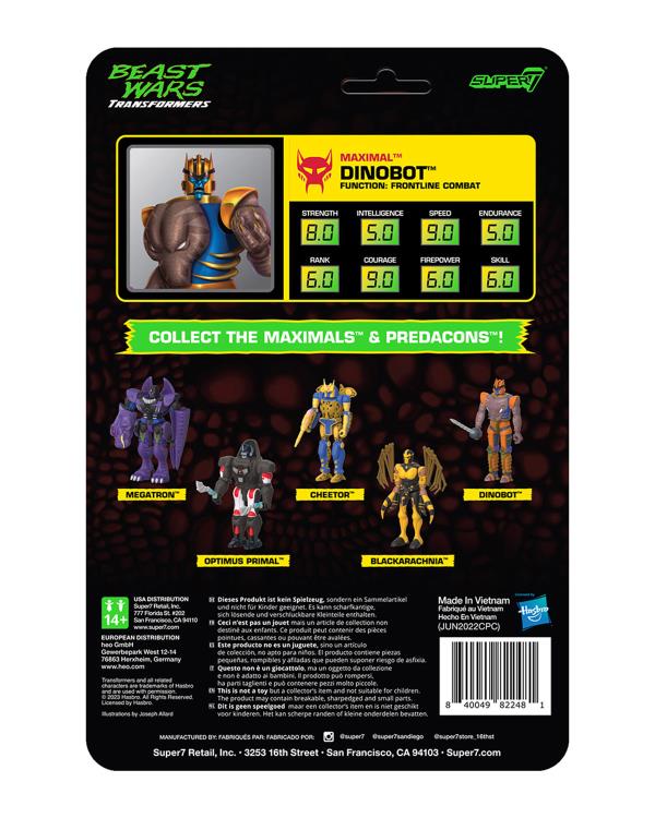 Transformers: Beast Wars ReAction Dinobot Figure Gallery Image 5