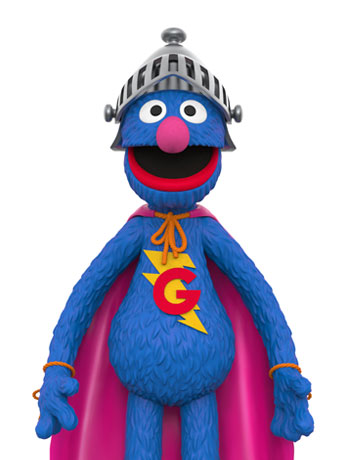Sesame Street Supersize Super Grover Vinyl Figure Gallery Image 2