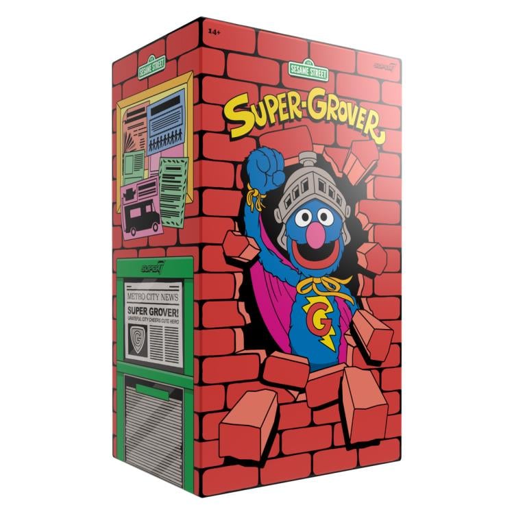 Sesame Street Supersize Super Grover Vinyl Figure Gallery Image 5