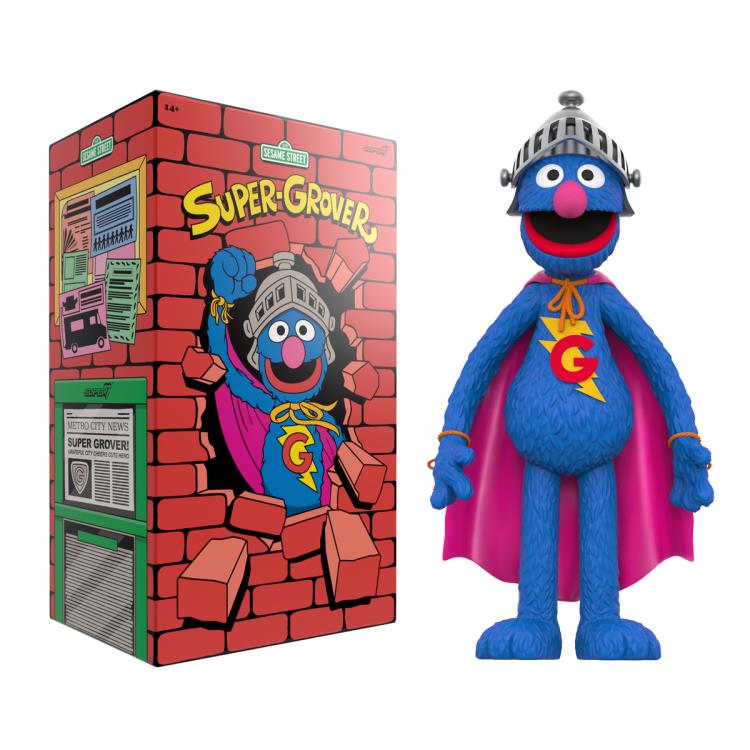 Sesame Street Supersize Super Grover Vinyl Figure Gallery Image 6