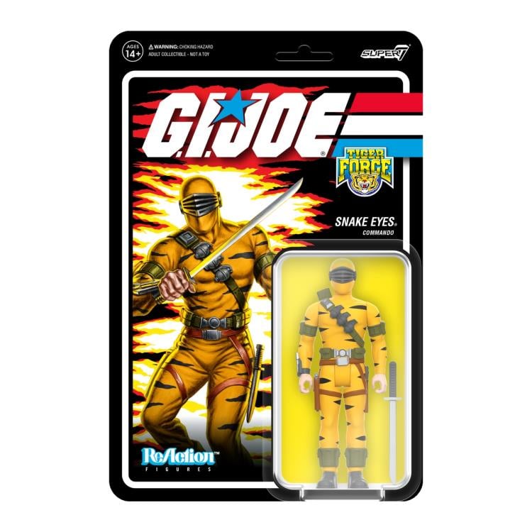 G.I. Joe ReAction Snake Eyes (Tiger Force Ver.) Figure Gallery Image 4