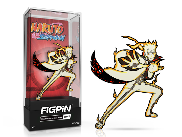 Naruto: Shippuden FiGPiN #1041 Naruto Kurama Link Mode Gallery Image 1