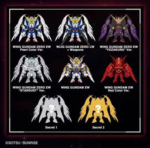 Gundam Wing: Endless Waltz QMSV Mini XXXG-00W0 Wing Gundam Zero EW