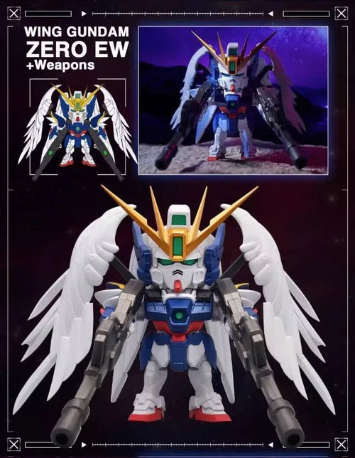 Gundam Wing: Endless Waltz QMSV Mini XXXG-00W0 Wing Gundam Zero EW