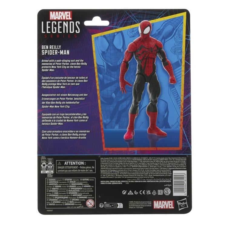The Amazing Spider-Man Marvel Legends Spider-Man (Ben Reilly) Action Figure Gallery Image 9