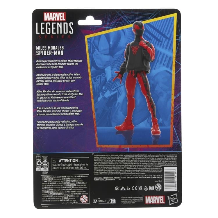 Miles Morales: Spider-Man Marvel Legends Spider-Man (Miles Morales) Action Figure Gallery Image 9