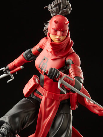 Daredevil: Woman Without Fear Marvel Legends Elektra Natchios (Daredevil) Action Figure Gallery Image 2