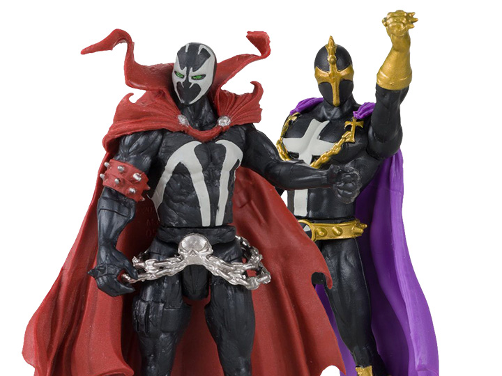 Spawn Page Punchers Spawn vs. Anti-Spawn 3" Figure Two-Pack with Comic Gallery Image 1