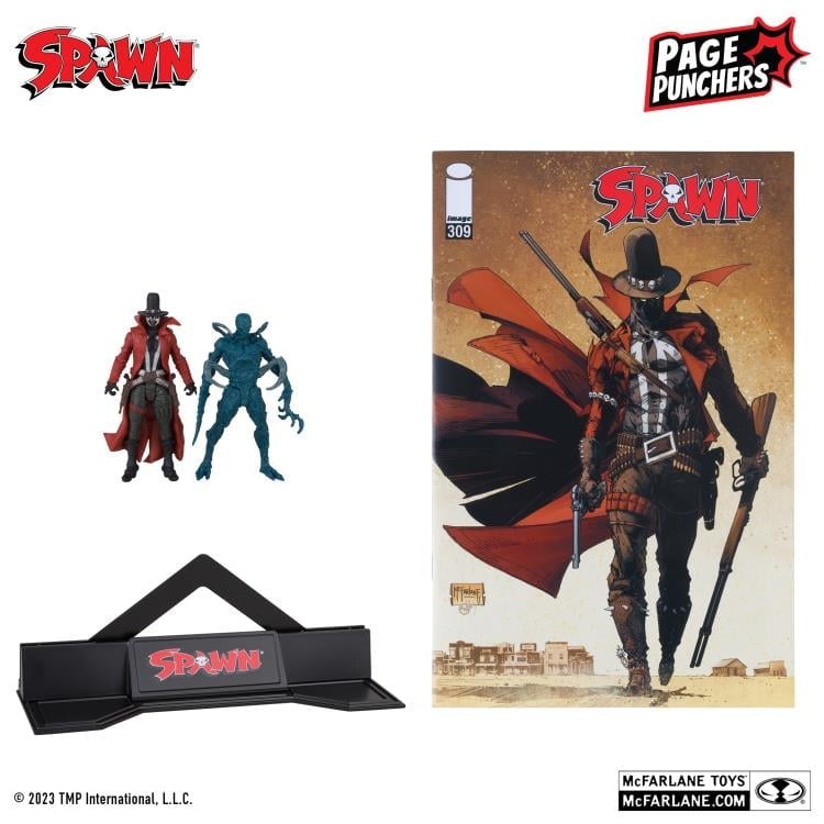Spawn Page Punchers Gunslinger & Auger 3" Figure with Comic 2 Pack Gallery Image 12