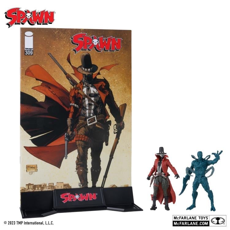 Spawn Page Punchers Gunslinger & Auger 3" Figure with Comic 2 Pack Gallery Image 3