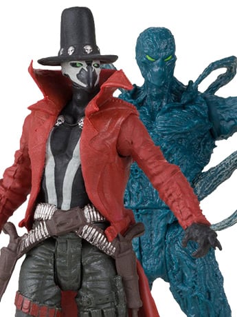 Spawn Page Punchers Gunslinger & Auger 3" Figure with Comic 2 Pack Gallery Image 2