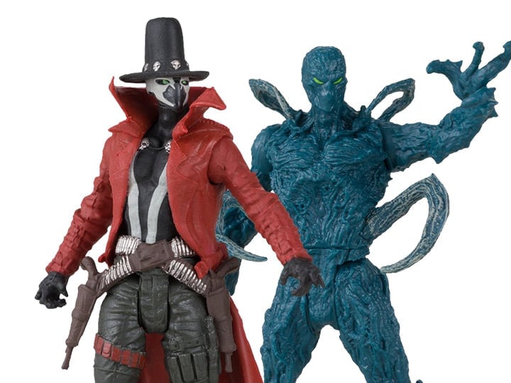 Spawn Page Punchers Gunslinger & Auger 3" Figure with Comic 2 Pack Gallery Image 1