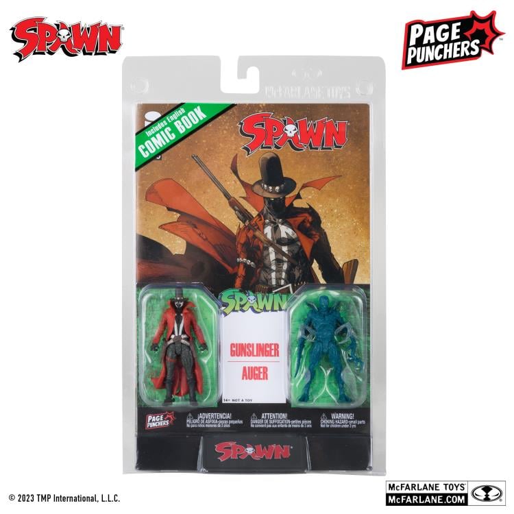Spawn Page Punchers Gunslinger & Auger 3" Figure with Comic 2 Pack Gallery Image 11