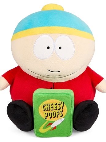 South Park HugMe Cartman with Cheesy Poofs 16" Shake Action Plush Gallery Image 2