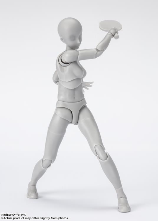 S.H.Figuarts DX Body-chan Sports Edition Set (Gray Color Ver.) Action Figure Gallery Image 3