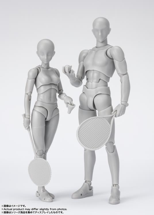 S.H.Figuarts DX Body-chan Sports Edition Set (Gray Color Ver.) Action Figure Gallery Image 12