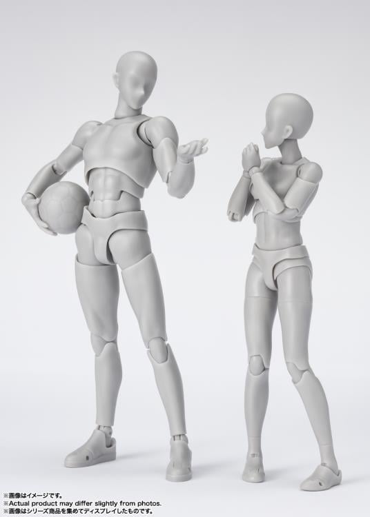 S.H.Figuarts DX Body-chan Sports Edition Set (Gray Color Ver.) Action Figure Gallery Image 13