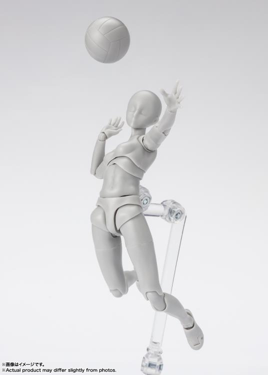 S.H.Figuarts DX Body-chan Sports Edition Set (Gray Color Ver.) Action Figure Gallery Image 10