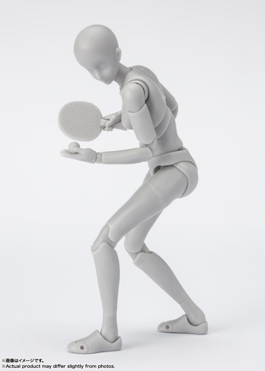 S.H.Figuarts DX Body-chan Sports Edition Set (Gray Color Ver.) Action Figure Gallery Image 4