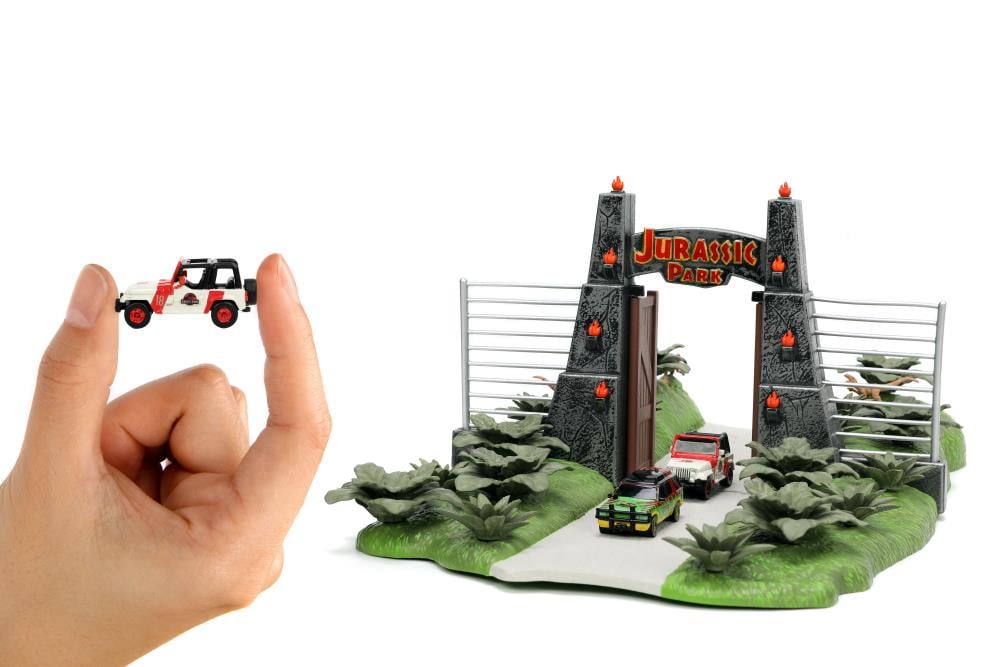 Jurassic Park Nano Scene Hollywood Rides Jurassic Gate Scene with