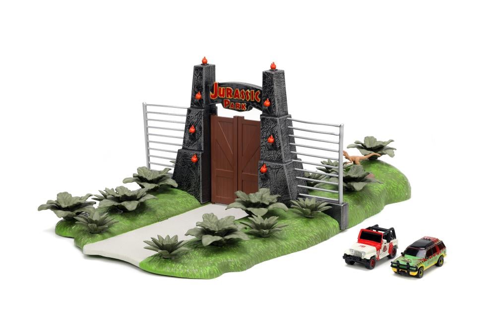 Jurassic Park Nano Scene Hollywood Rides Jurassic Gate Scene with