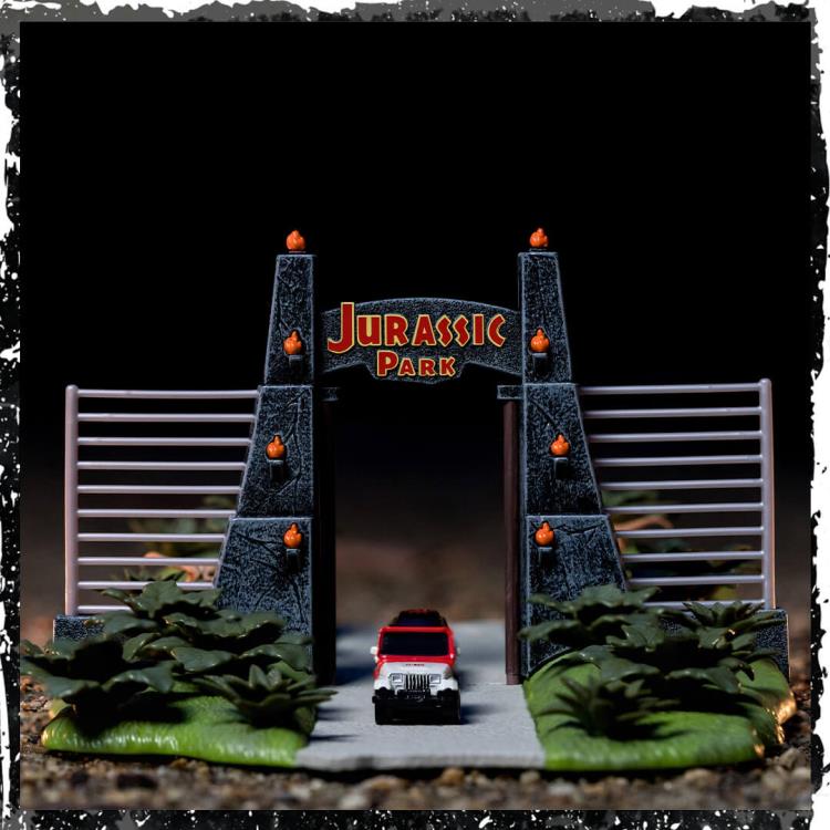 Jurassic Park Nano Scene Hollywood Rides Jurassic Gate Scene with