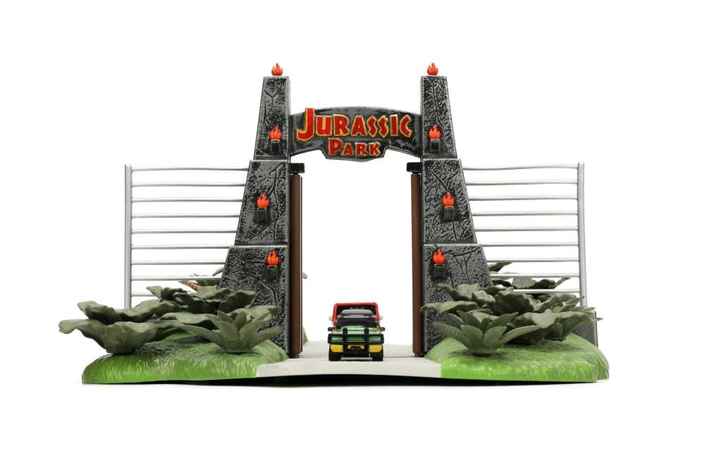 Jurassic Park Nano Scene Hollywood Rides Jurassic Gate Scene with