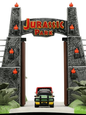 Jurassic Park Nano Scene Hollywood Rides Jurassic Gate Scene with