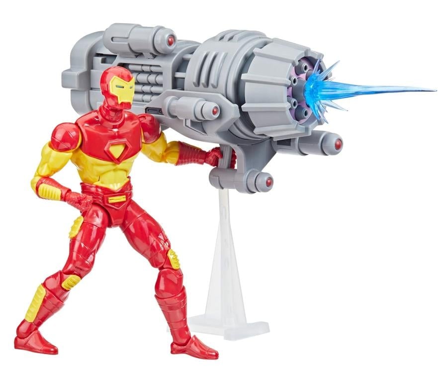 Marvel Comics Marvel Legends Retro Collection Iron Man with Plasma Cannon SDCC 2022 Exclusive Action Figure Gallery Image 3