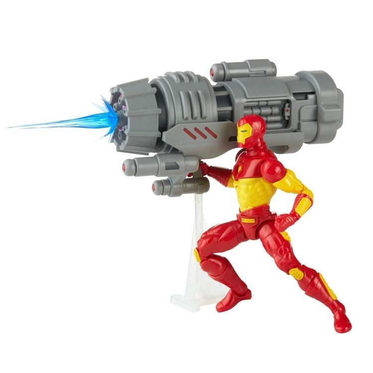 Marvel Comics Marvel Legends Retro Collection Iron Man with Plasma Cannon SDCC 2022 Exclusive Action Figure Gallery Image 5