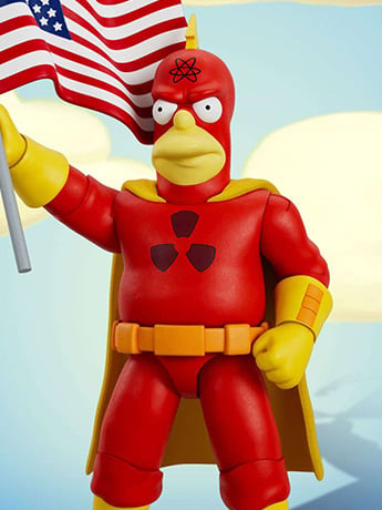 The Simpsons ULTIMATES! Radioactive Man Action Figure Gallery Image 2