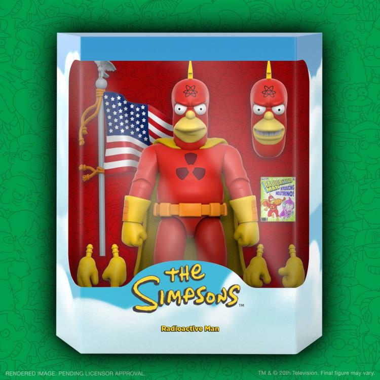 The Simpsons ULTIMATES! Radioactive Man Action Figure Gallery Image 5