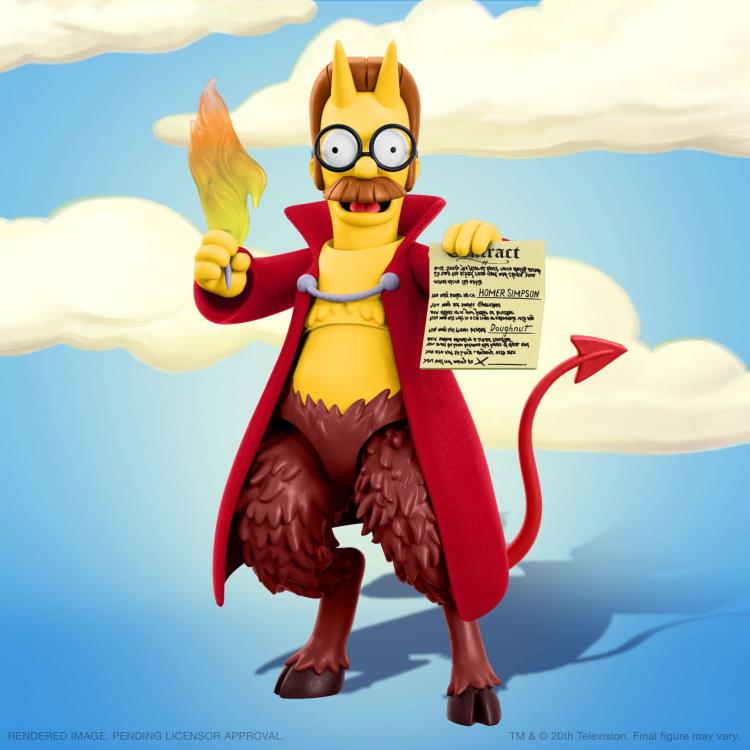 The Simpsons ULTIMATES! Devil Flanders Action Figure Gallery Image 3