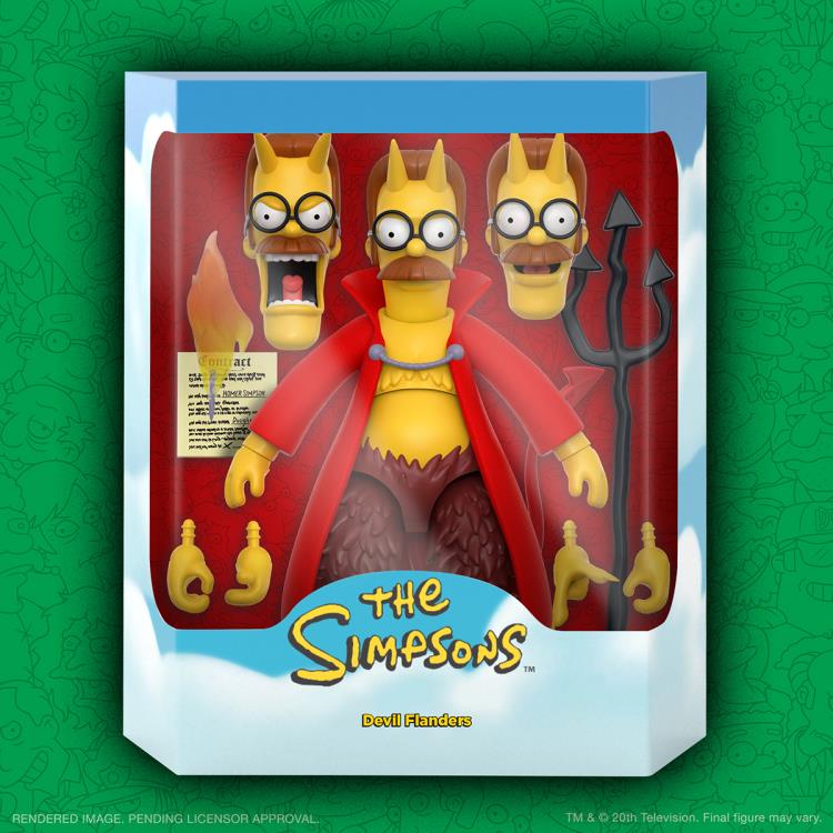 The Simpsons ULTIMATES! Devil Flanders Action Figure Gallery Image 5