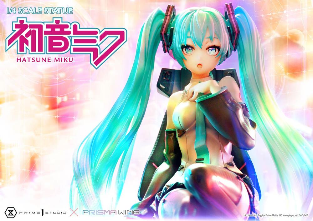 Vocaloid Prisma Wing Hatsune Miku (Art by Neco) 1/4 Scale Statue Gallery Image 39