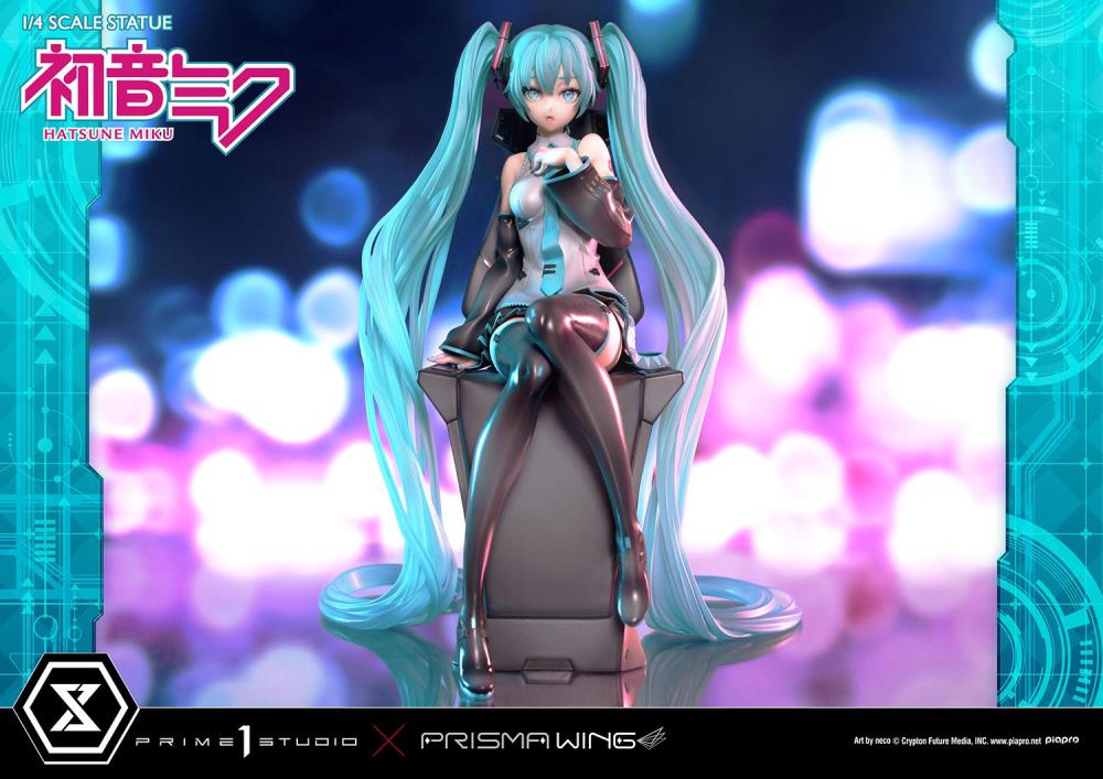 Vocaloid Prisma Wing Hatsune Miku (Art by Neco) 1/4 Scale Statue Gallery Image 19