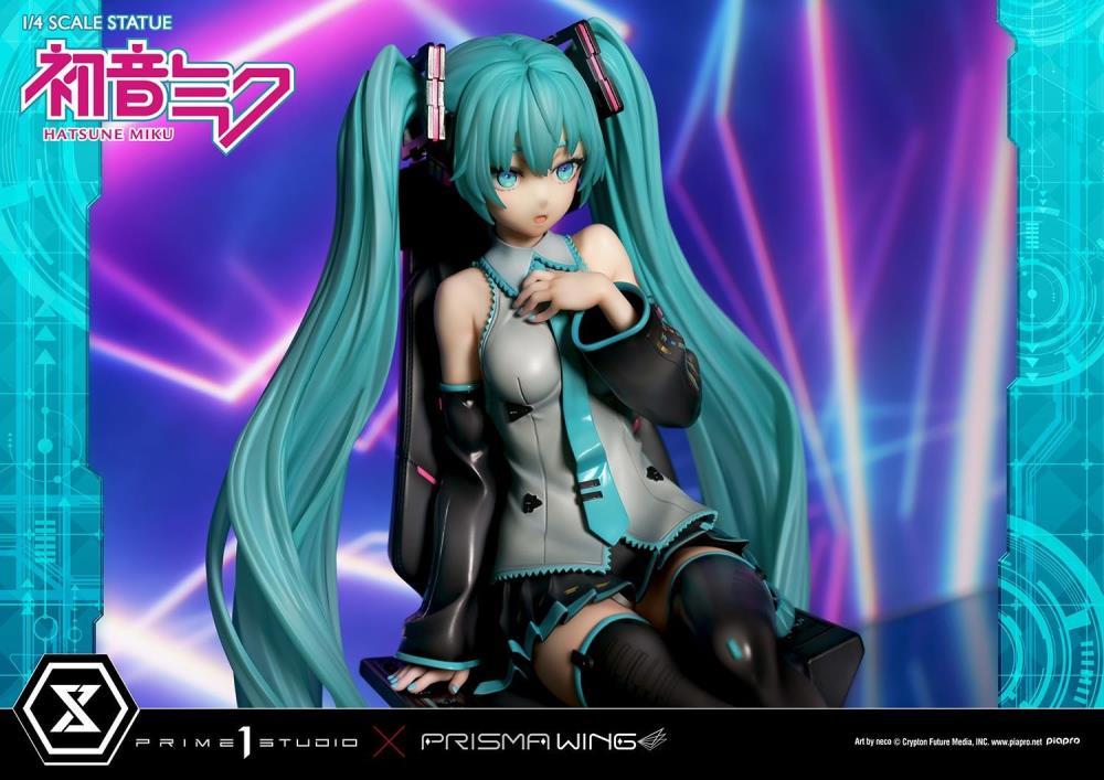 Vocaloid Prisma Wing Hatsune Miku (Art by Neco) 1/4 Scale Statue Gallery Image 25