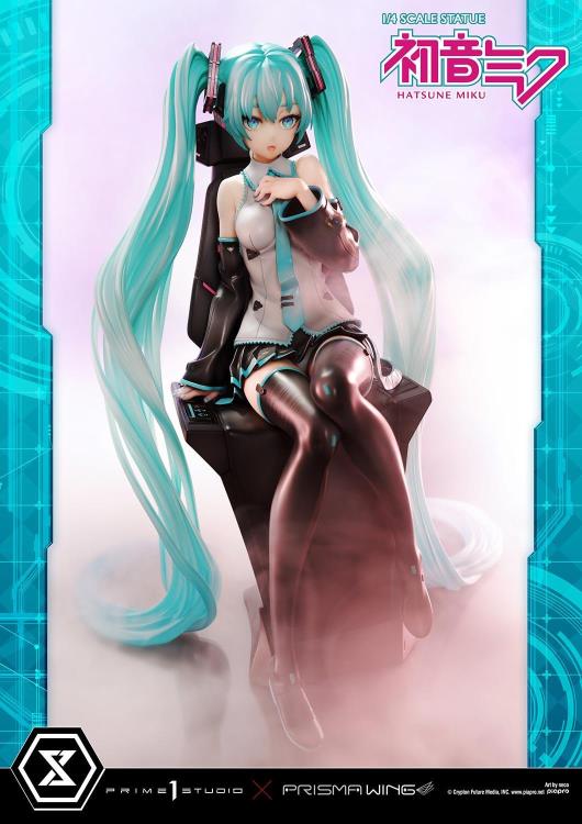 Vocaloid Prisma Wing Hatsune Miku (Art by Neco) 1/4 Scale Statue Gallery Image 9