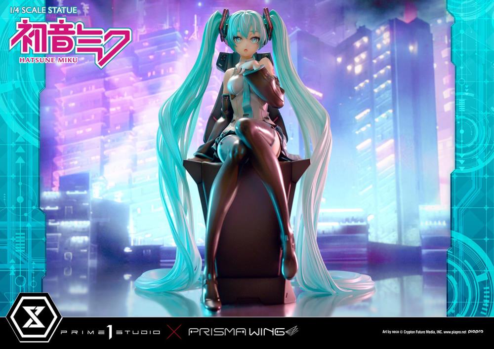 Vocaloid Prisma Wing Hatsune Miku (Art by Neco) 1/4 Scale Statue Gallery Image 14