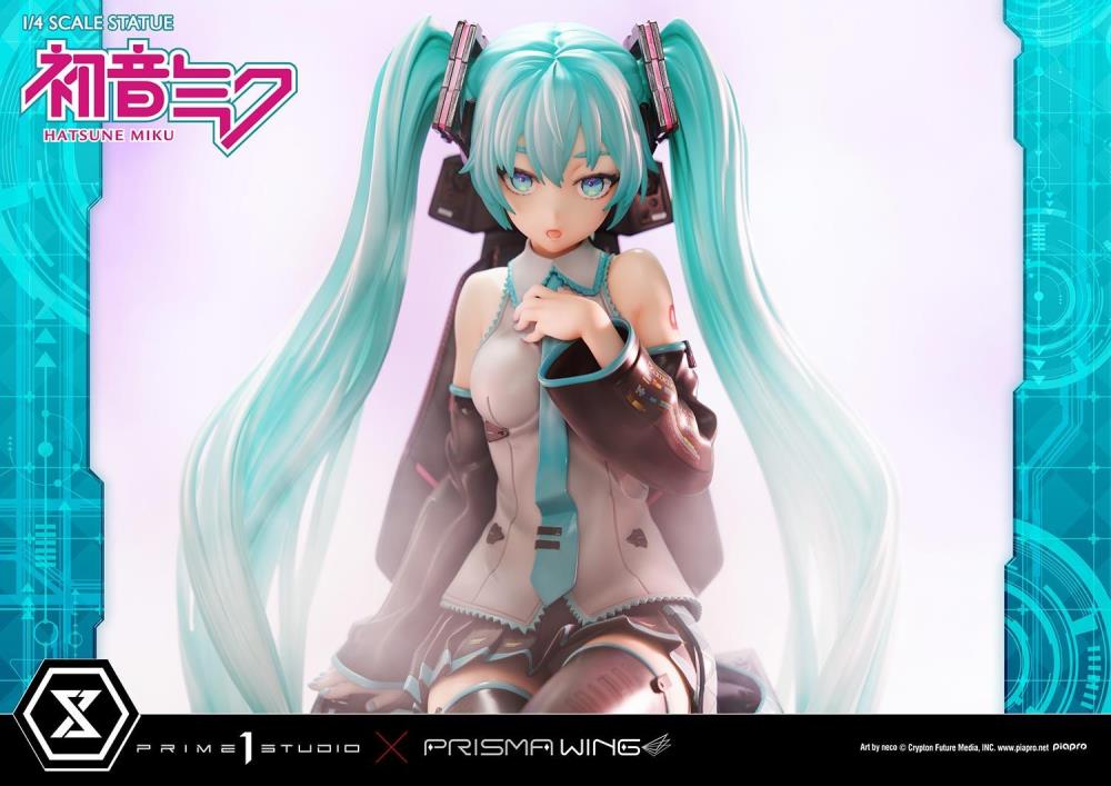Vocaloid Prisma Wing Hatsune Miku (Art by Neco) 1/4 Scale Statue Gallery Image 8