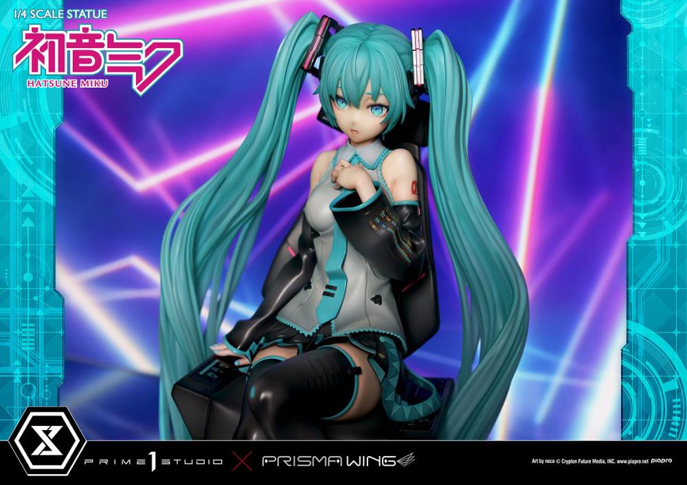 Vocaloid Prisma Wing Hatsune Miku (Art by Neco) 1/4 Scale Statue Gallery Image 24