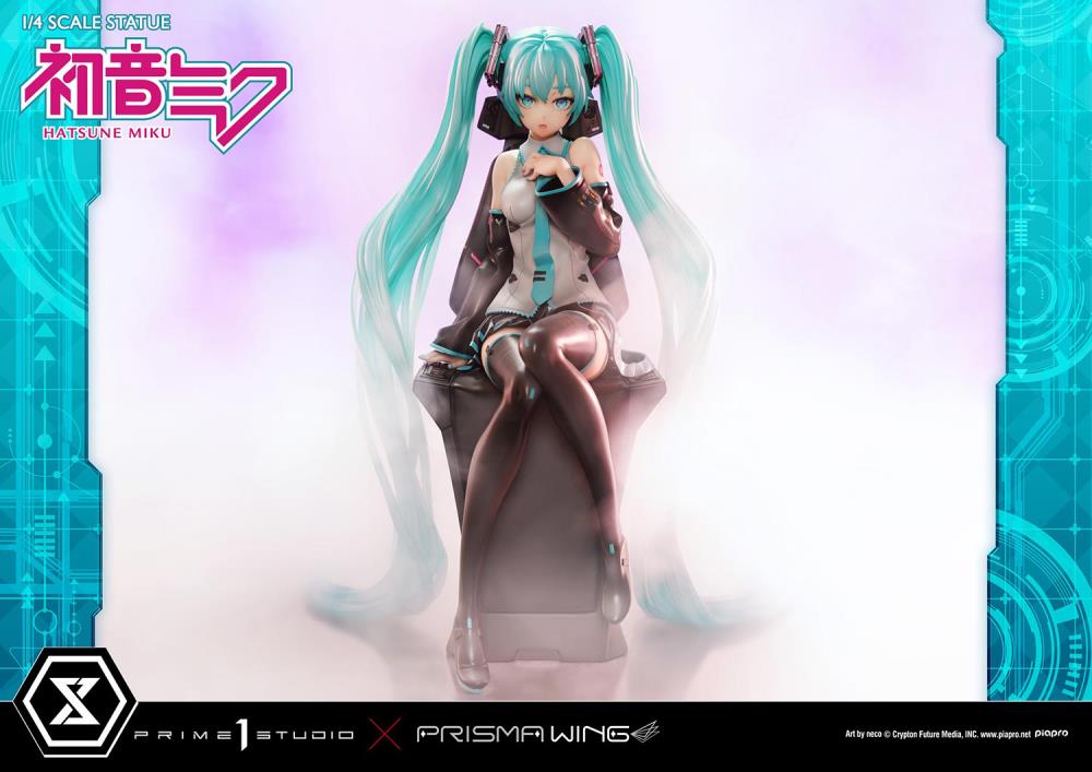Vocaloid Prisma Wing Hatsune Miku (Art by Neco) 1/4 Scale Statue Gallery Image 7
