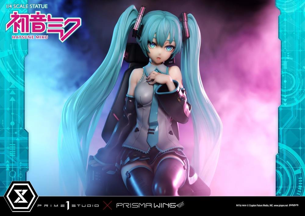 Vocaloid Prisma Wing Hatsune Miku (Art by Neco) 1/4 Scale Statue Gallery Image 10