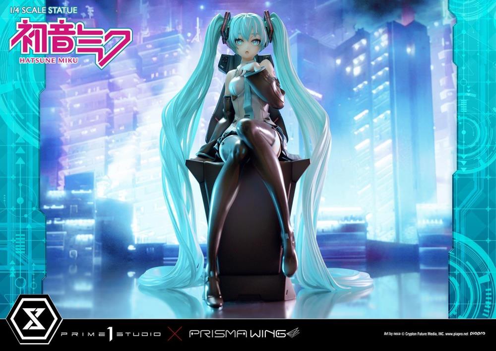 Vocaloid Prisma Wing Hatsune Miku (Art by Neco) 1/4 Scale Statue Gallery Image 13