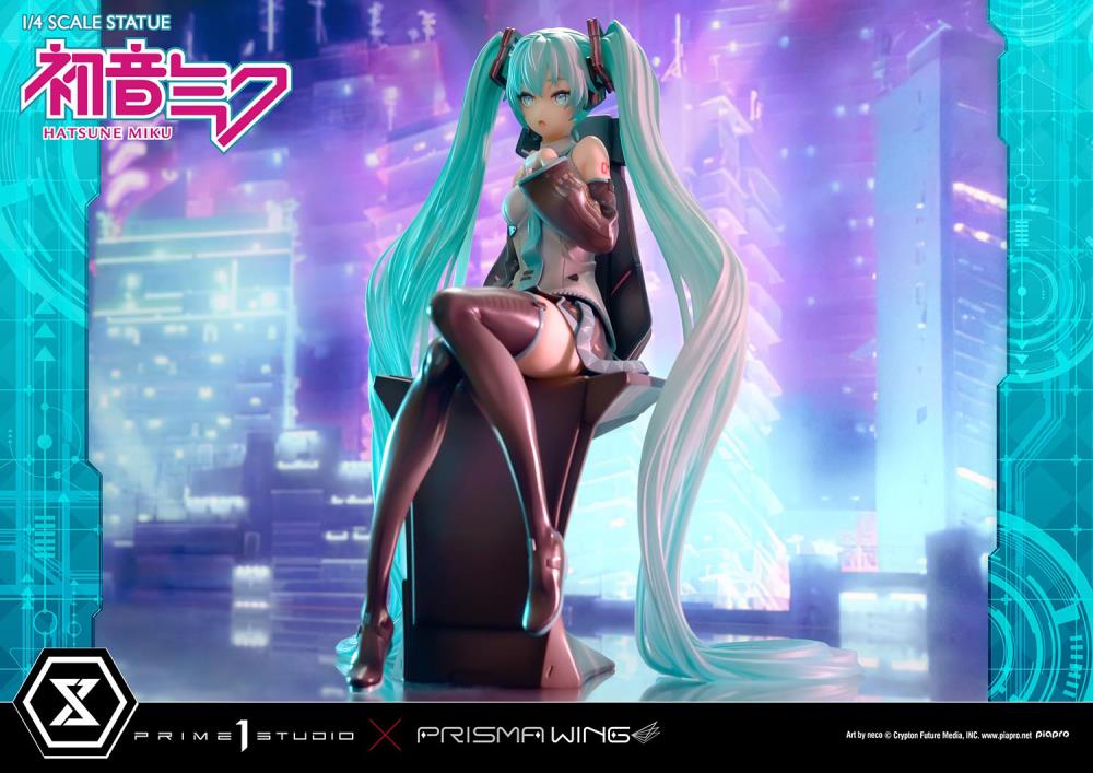 Vocaloid Prisma Wing Hatsune Miku (Art by Neco) 1/4 Scale Statue Gallery Image 16