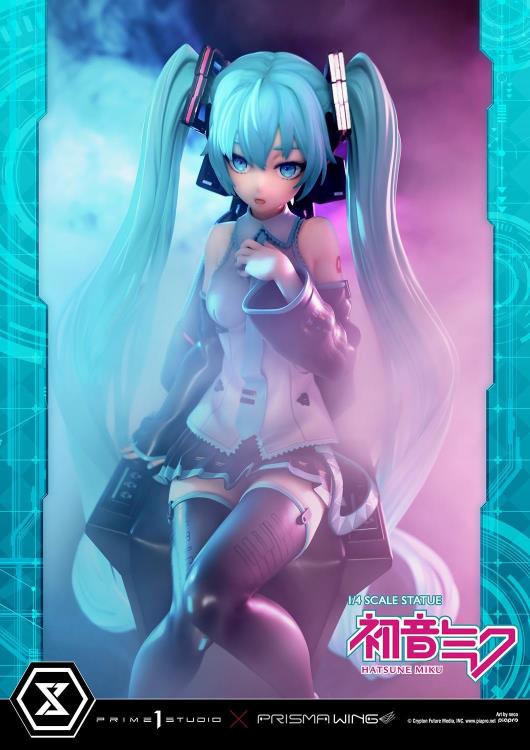 Vocaloid Prisma Wing Hatsune Miku (Art by Neco) 1/4 Scale Statue Gallery Image 12