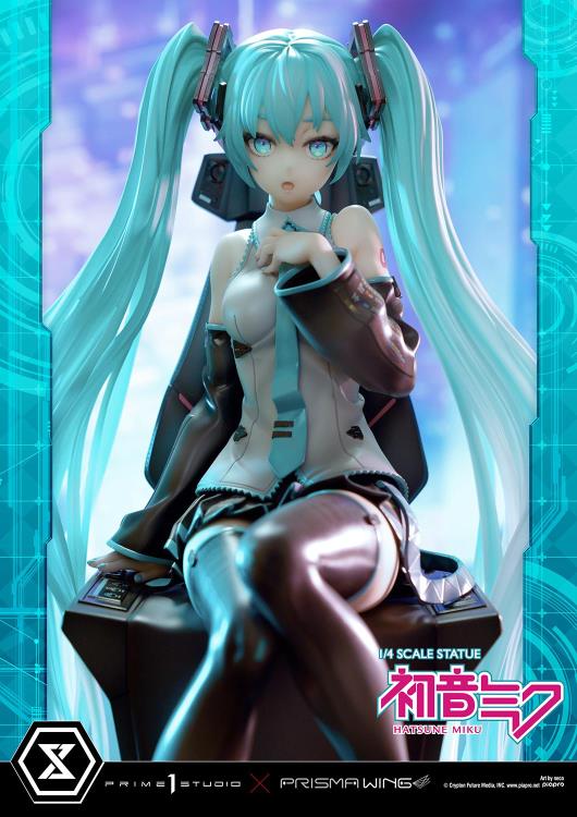 Vocaloid Prisma Wing Hatsune Miku (Art by Neco) 1/4 Scale Statue Gallery Image 28